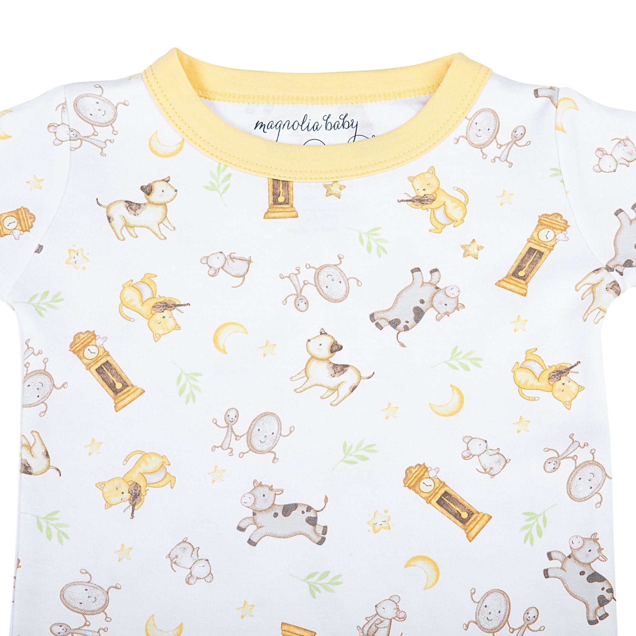 Hey, Diddle, Diddle Long Pajamas - Magnolia BabyLong Pajamas