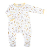 Hey, Diddle, Diddle Print Footie - Magnolia BabyFootie