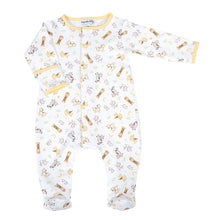  Hey, Diddle, Diddle Print Footie - Magnolia BabyFootie