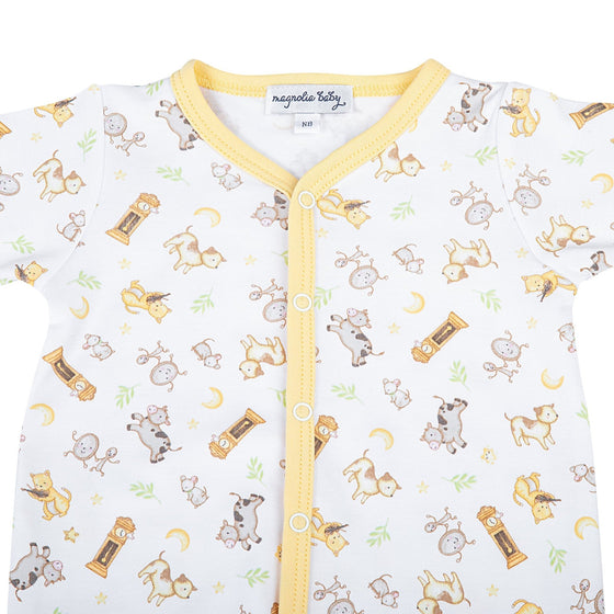 Hey, Diddle, Diddle Print Playsuit - Magnolia BabyPlaysuit