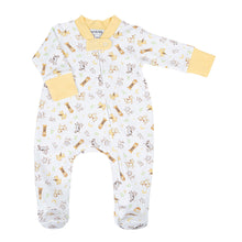  Hey, Diddle, Diddle Print Zip Footie - Magnolia BabyFootie