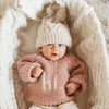 Hi. Crew Neck Sweater - Rosy - Magnolia BabySweater