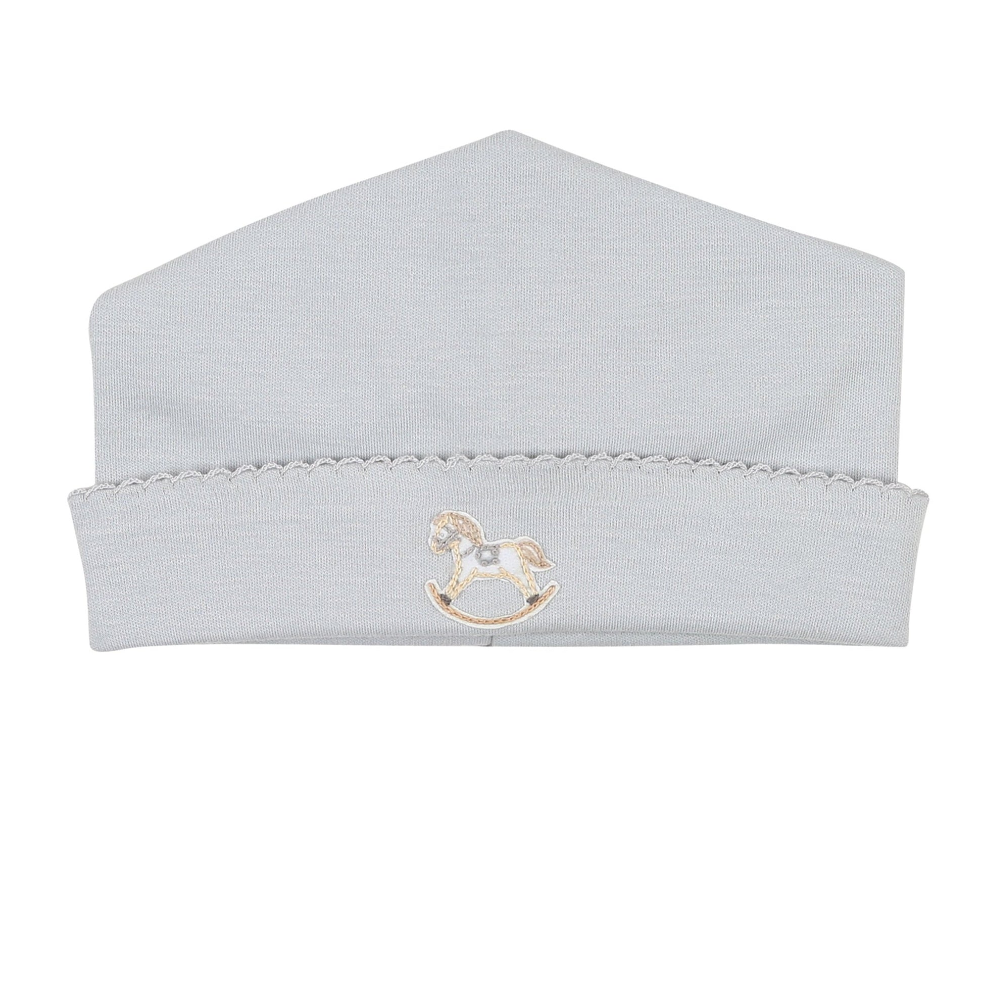 Hobby Horse Embroidered Hat - Silver - Magnolia BabyHat