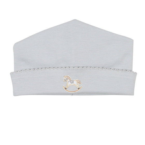 Hobby Horse Embroidered Hat - Silver - Magnolia BabyHat