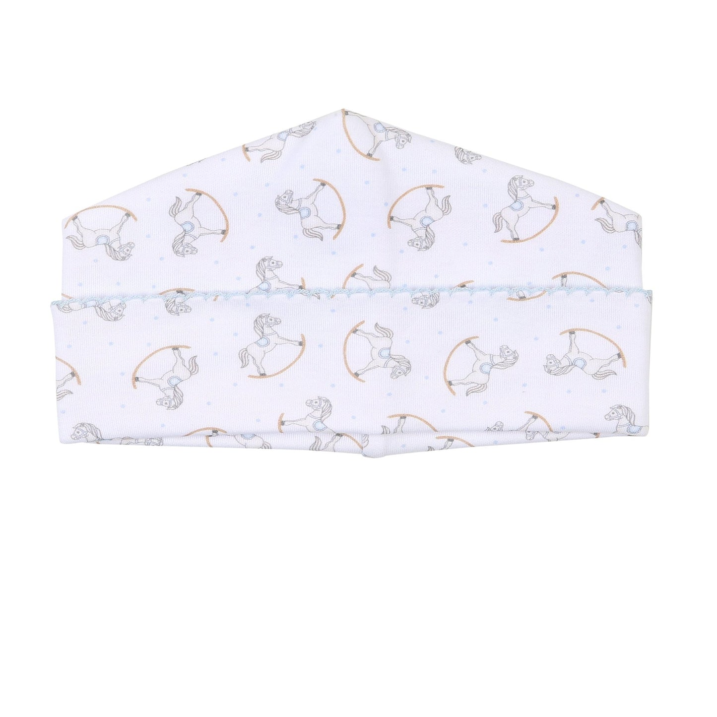 Hobby Horse Print Hat - Blue - Magnolia BabyHat