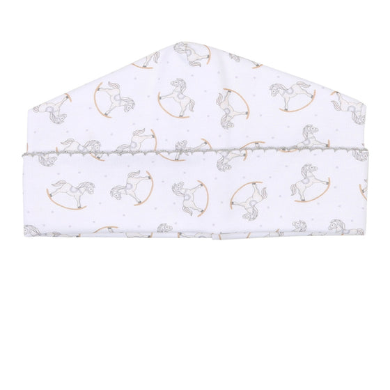 Hobby Horse Print Hat - Silver - Magnolia BabyHat