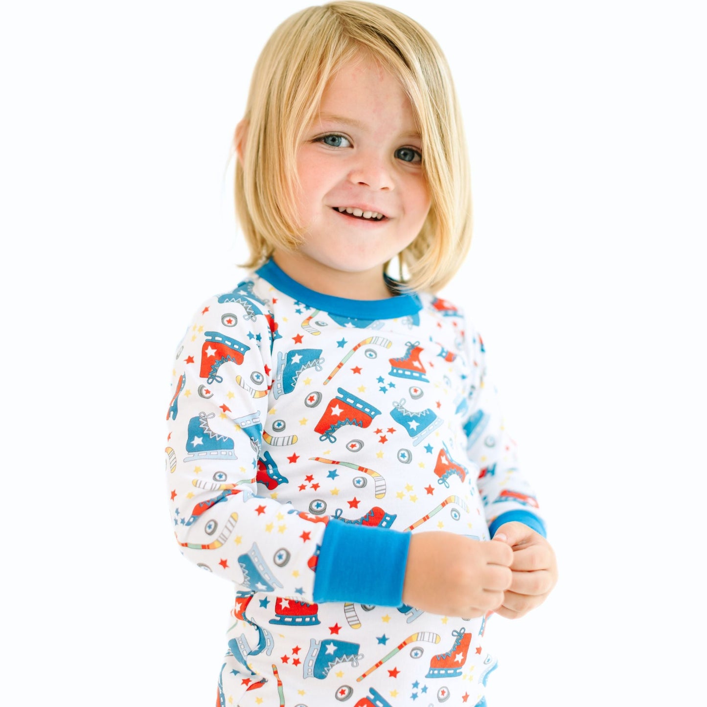 Hockey Star Long Pajamas - Magnolia BabyLong Pajamas