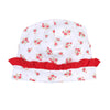 Holiday Annalise's Classics Print Ruffle Hat - Magnolia BabyHat