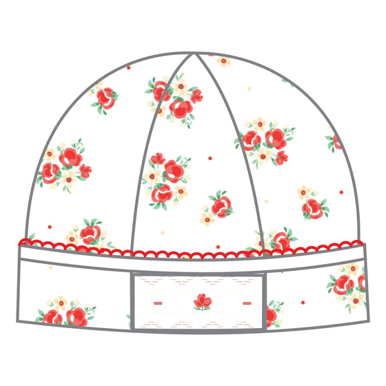 Holiday Annalise's Classics Smocked Print Hat - Magnolia BabyHat