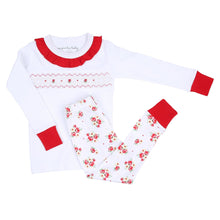  Holiday Annalise's Classics Smocked Ruffle Long Pajamas - Magnolia BabyLong Pajamas