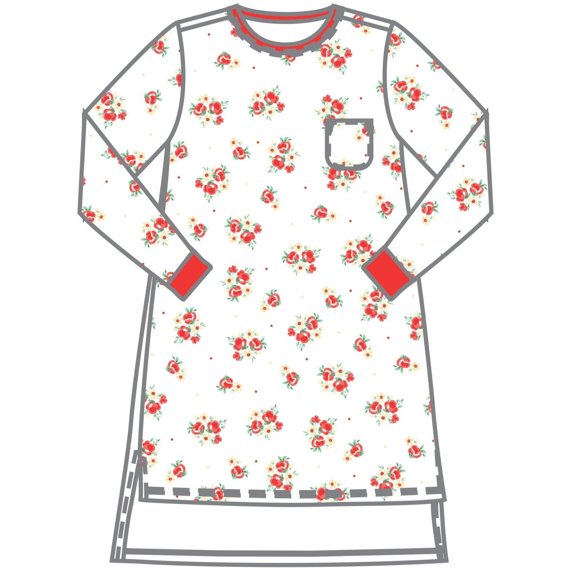 Holiday Annalise's Classics Women's Night Shirt - Magnolia BabyNight Shirt