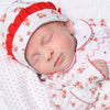 Holiday Annalise's Print Ruffle Hat - Magnolia BabyHat