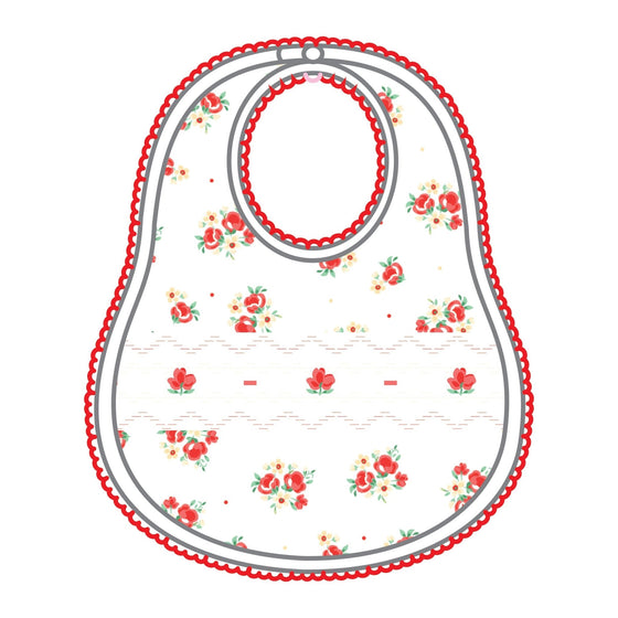 Holiday Annalise's Smocked Bib - Magnolia BabyBib