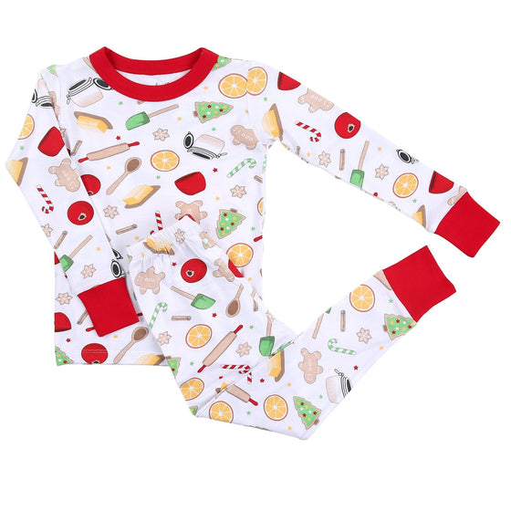 Holiday Baking Big Kid Long Pajamas - Magnolia BabyLong Pajamas