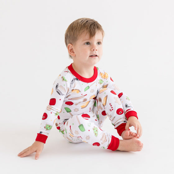 Holiday Baking Long Pajamas - Magnolia BabyLong Pajamas