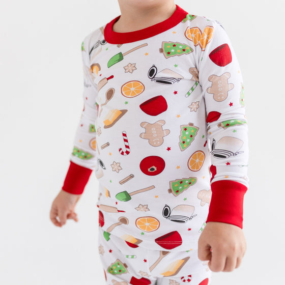 Holiday Baking Long Pajamas - Magnolia BabyLong Pajamas