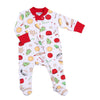 Holiday Baking Zipper Footie - Magnolia BabyFootie