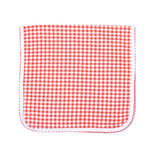  Holiday Minichecks Burp Cloth - Magnolia BabyBurp Cloth