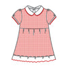 Holiday Minichecks Collared Short Sleeve Dress - Magnolia BabyDress