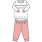 Holiday Minichecks Smocked Long Pajama - Magnolia BabyLong Pajamas