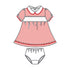 Holiday Minichecks Smocked Short Sleeve Dress - Magnolia BabyDress