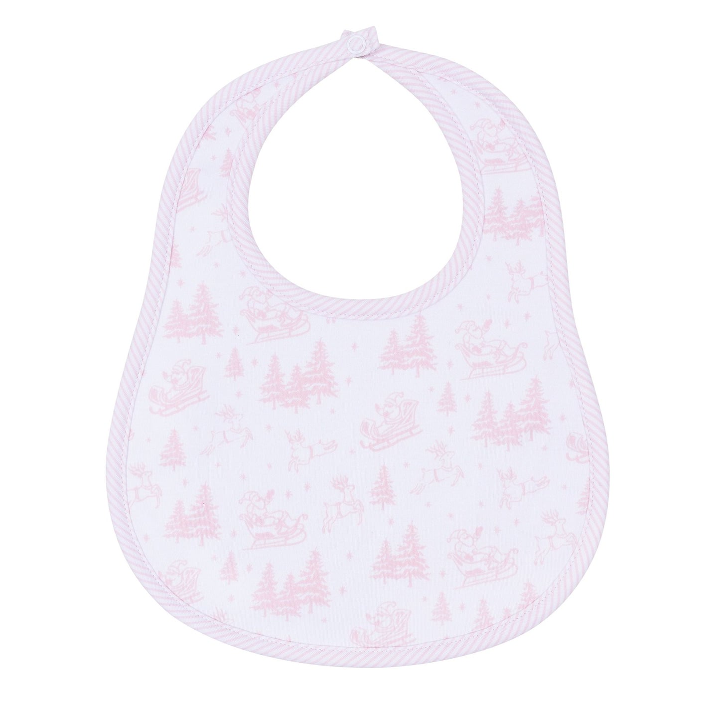 Magnolia Baby_Holiday Toile Bib - Pink_1