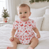Magnolia Baby_Holiday Toile Boy Bubble - Red_1