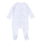 Magnolia Baby_Holiday Toile Footie - Light Blue_2