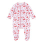 Magnolia Baby_Holiday Toile Footie - Red_2