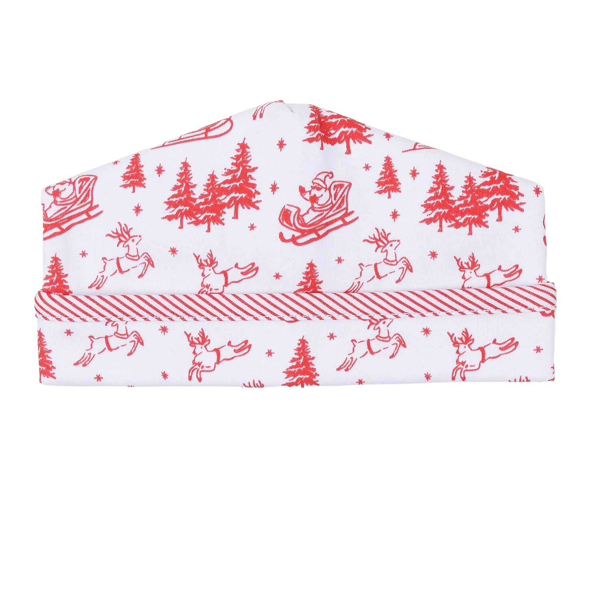 Magnolia Baby_Holiday Toile Hat - Red_1