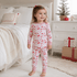 Magnolia Baby_Holiday Toile Long Pajamas - Red_1