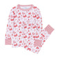 Magnolia Baby_Holiday Toile Long Pajamas - Red_3