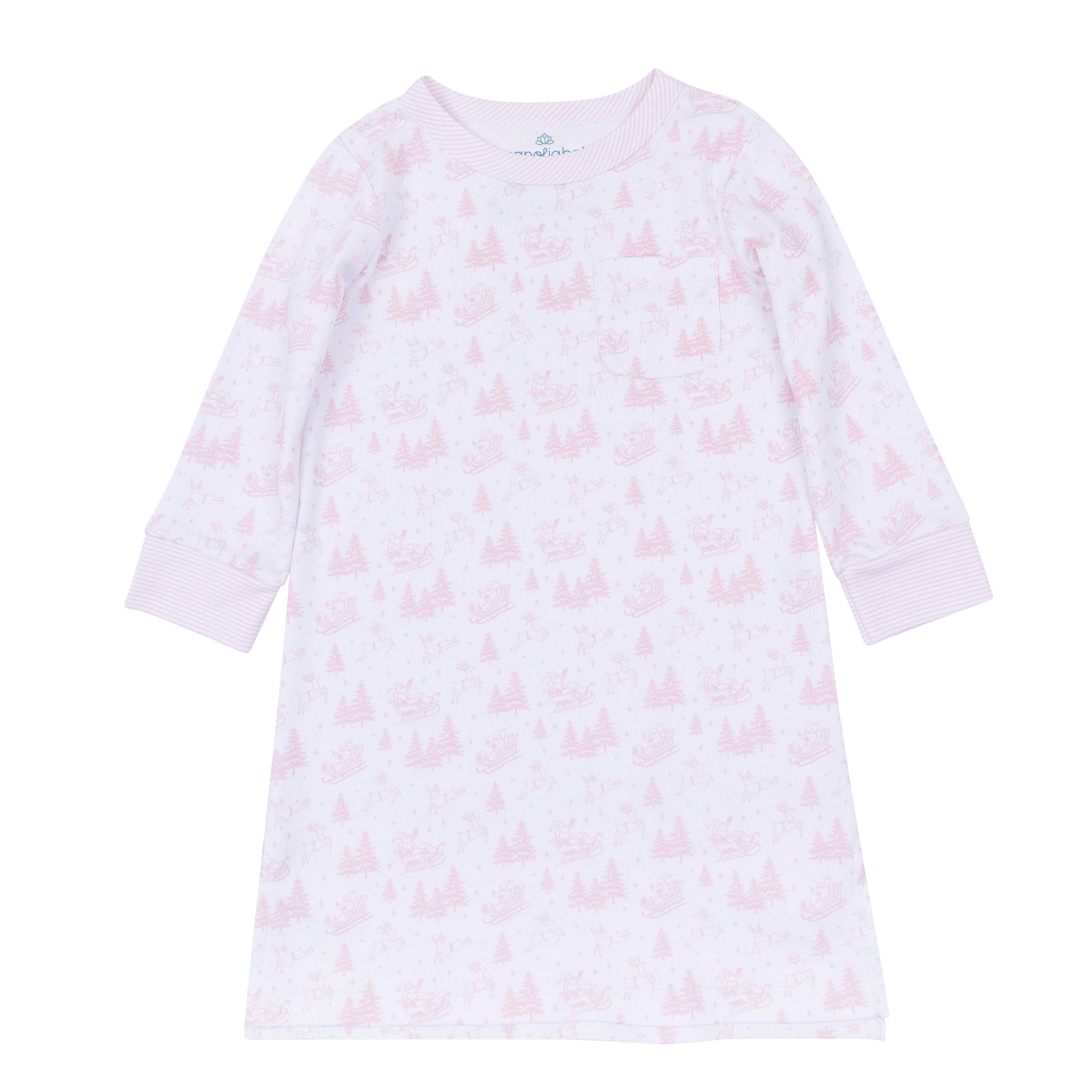 Magnolia Baby_Holiday Toile Nightdress - Pink_1