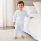 Magnolia Baby_Holiday Toile Pullover Sweatshirt - White Light Blue_2