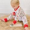 Holly Jolly Cookies Big Kid Long Pajamas - Magnolia BabyLong Pajamas