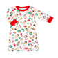 Holly Jolly Cookies Big Kid Long Sleeve Nightdress - Magnolia BabyNightdress