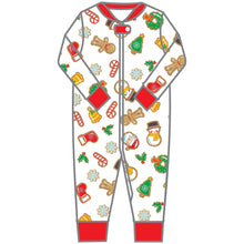  Holly Jolly Cookies Red Zipper Pajamas - Magnolia BabyZipper Pajamas