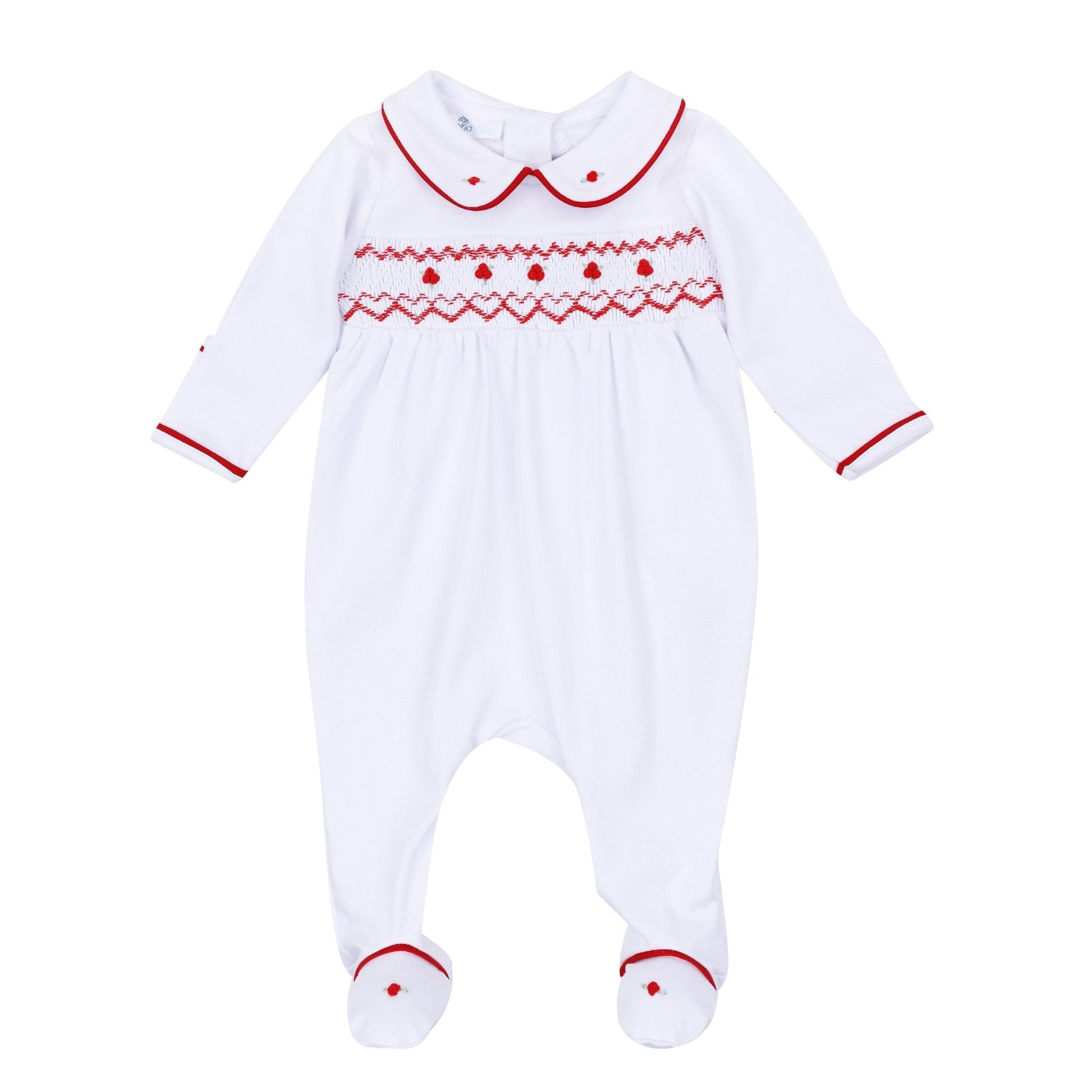 Magnolia Baby_Holly Smocked Footie_2