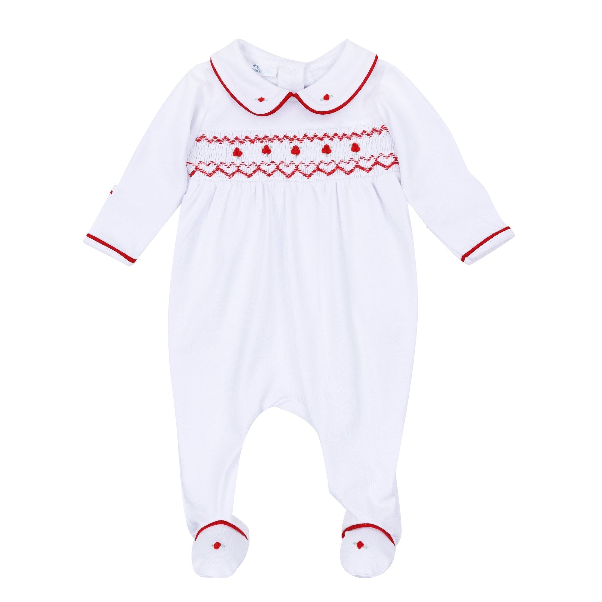 Magnolia Baby_Holly Smocked Footie_2