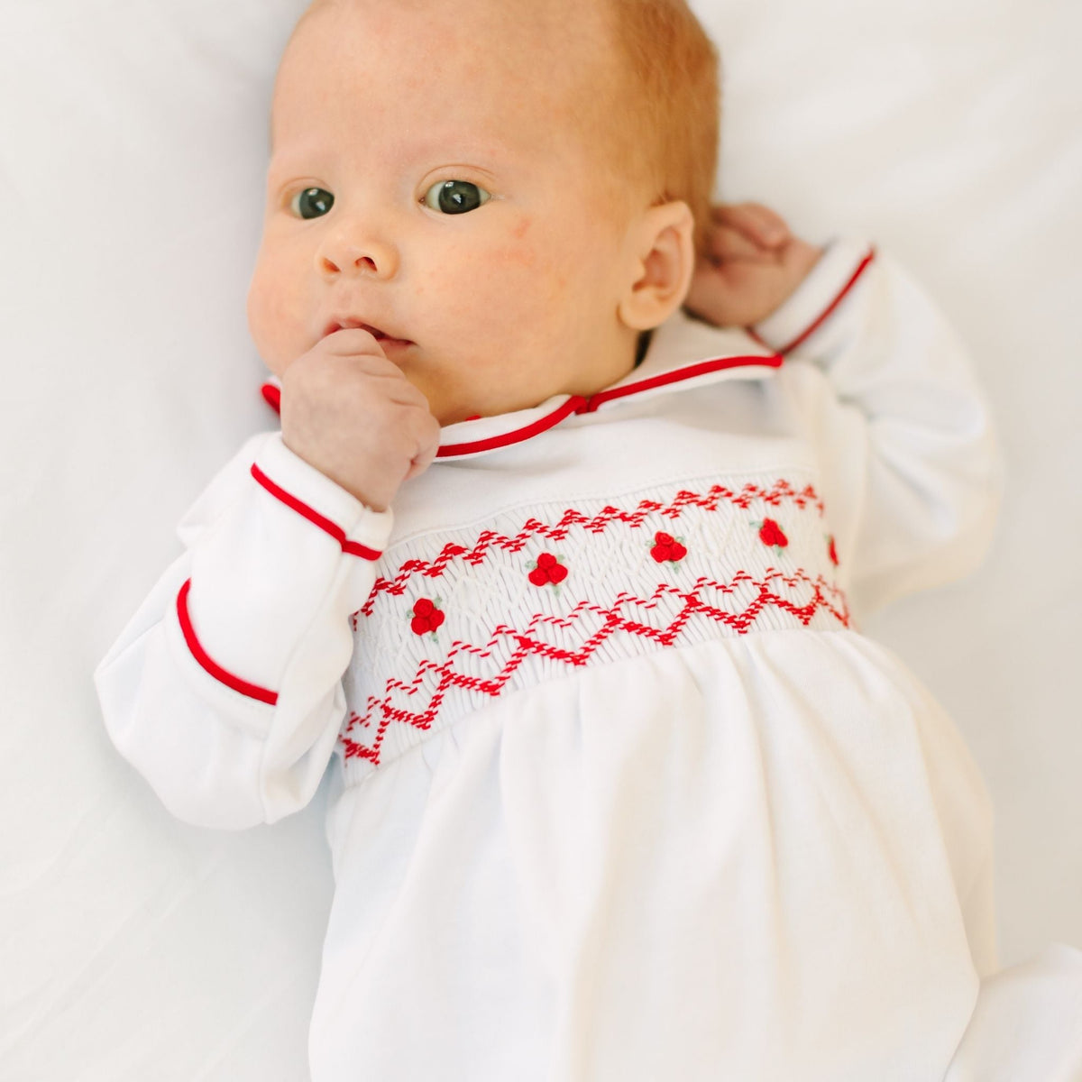 Magnolia Baby_Holly Smocked Footie_1