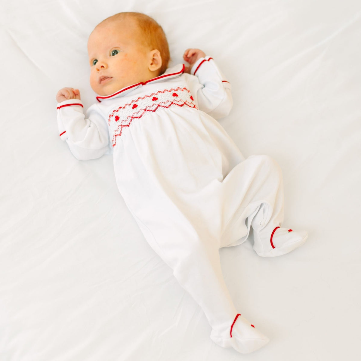 Magnolia Baby_Holly Smocked Footie_2