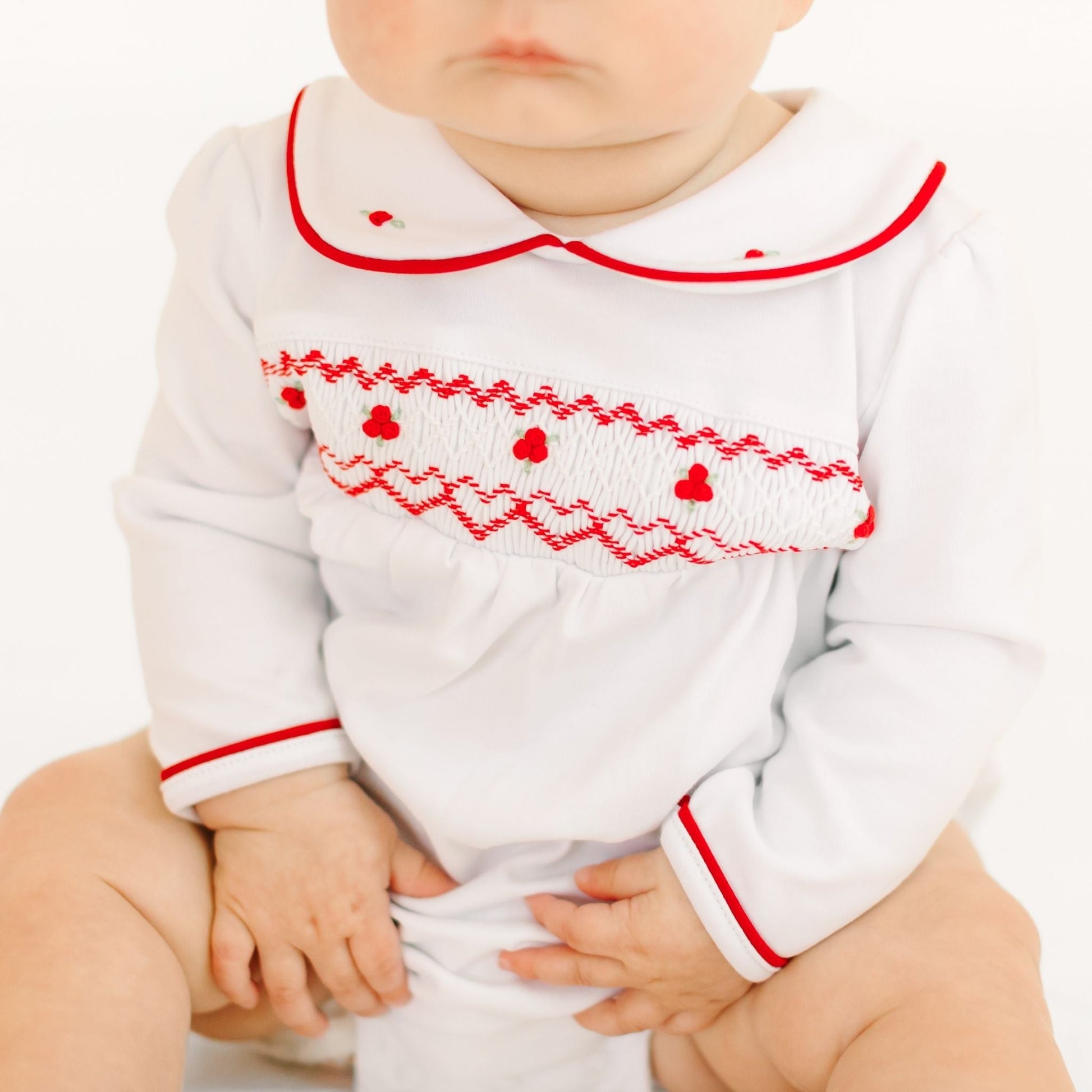 Magnolia Baby_Holly Smocked Girl Long Sleeve Bubble_5
