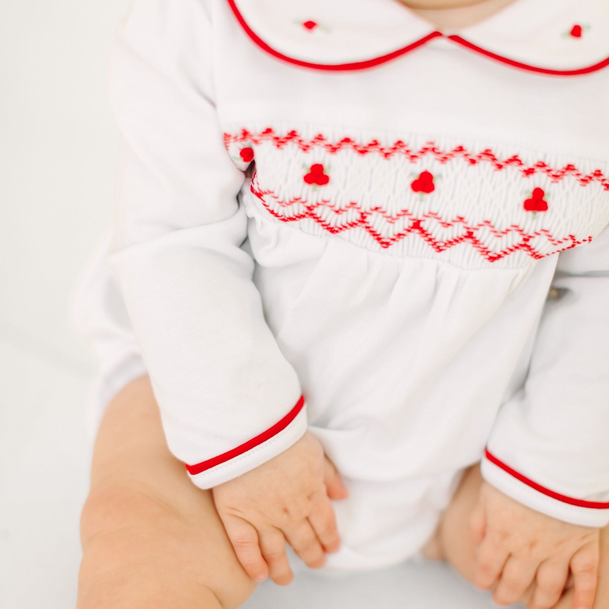 Magnolia Baby_Holly Smocked Girl Long Sleeve Bubble_3