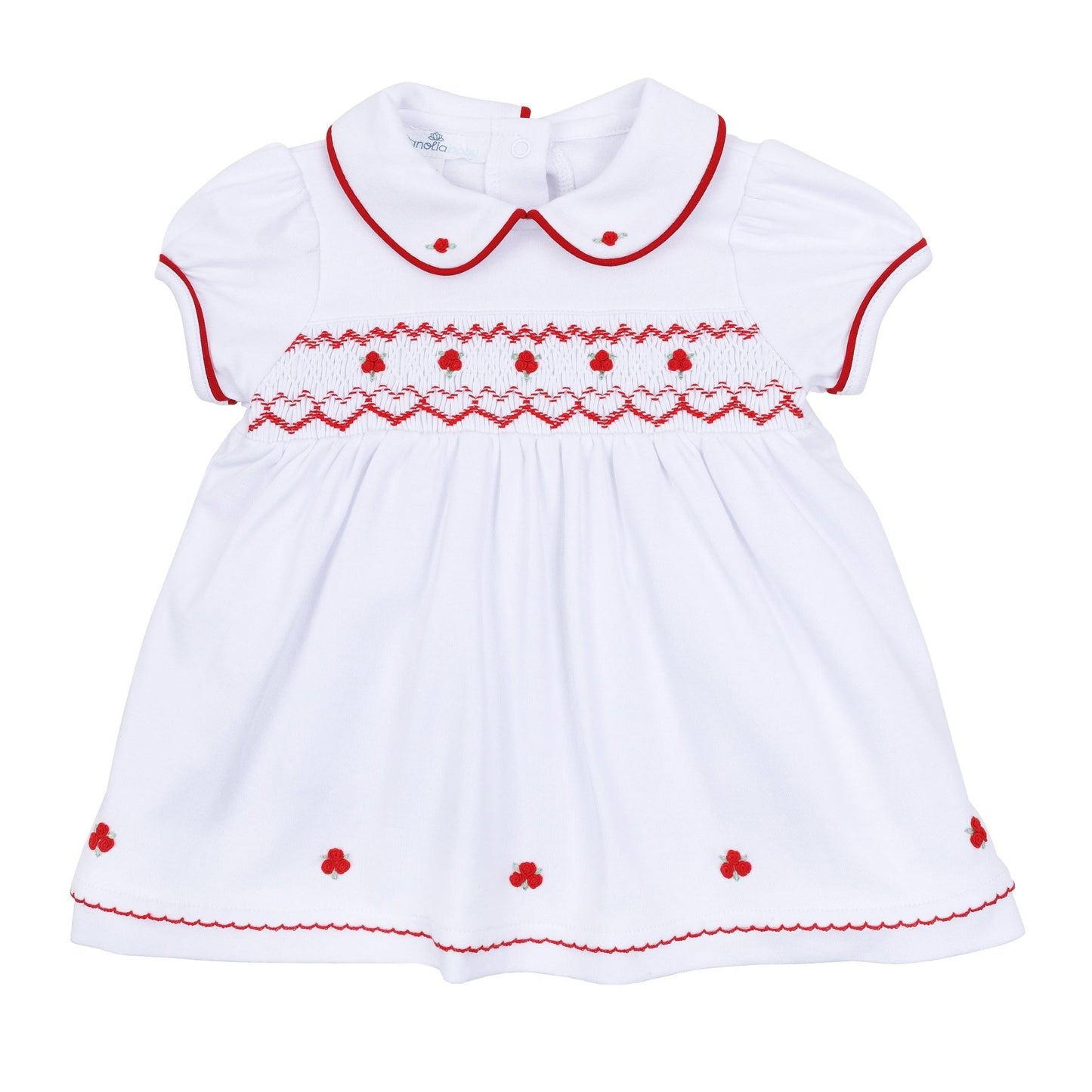 Magnolia Baby_Holly Smocked Short Sleeve Dress_1