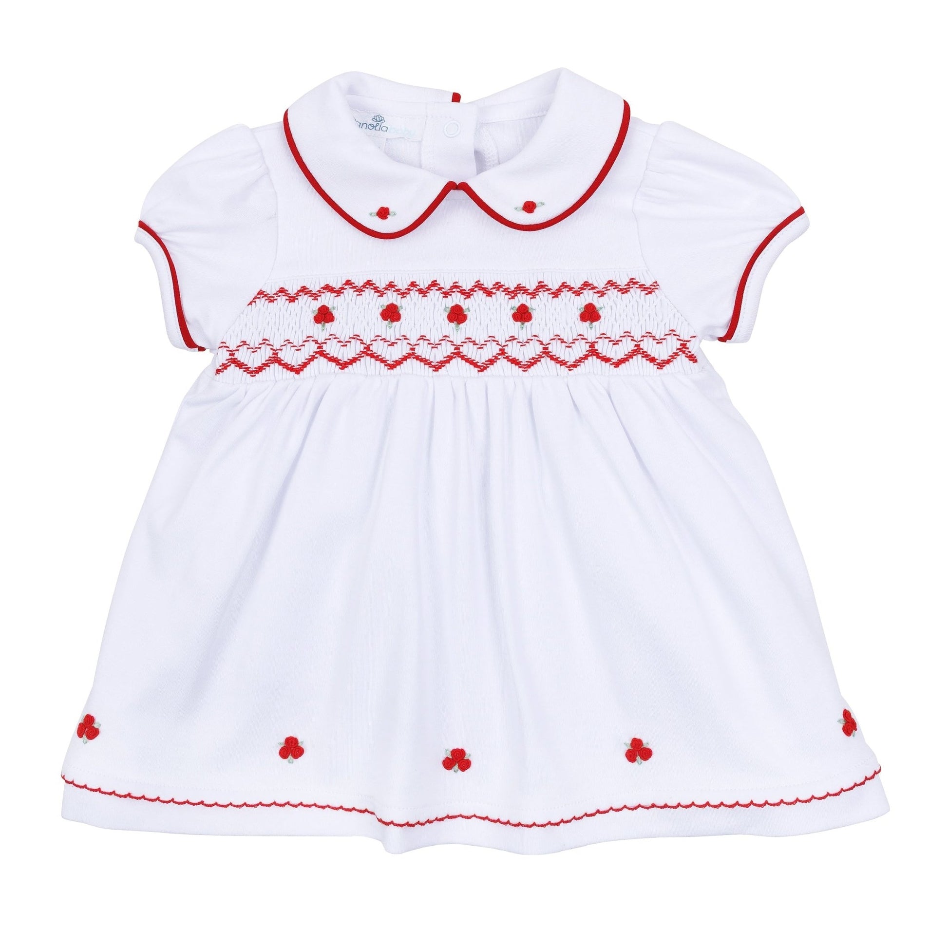 Magnolia Baby_Holly Smocked Short Sleeve Dress_1