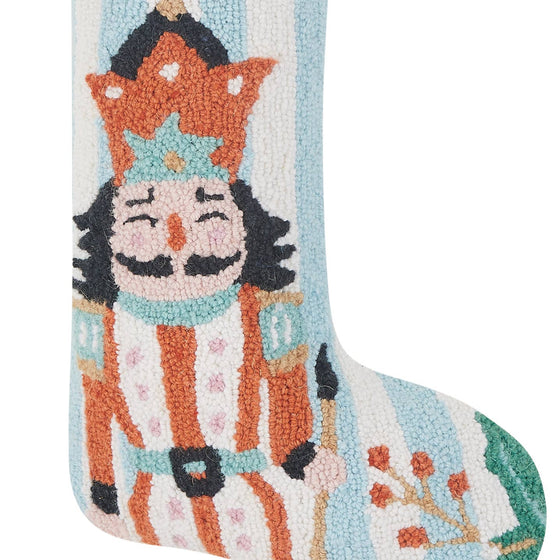 Holly Stripe Nutcracker Stocking - Magnolia BabyStocking