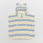 Hooded Beach Towel - Sammy the Seagull - Blue Stripe - Magnolia BabyBeach Towel