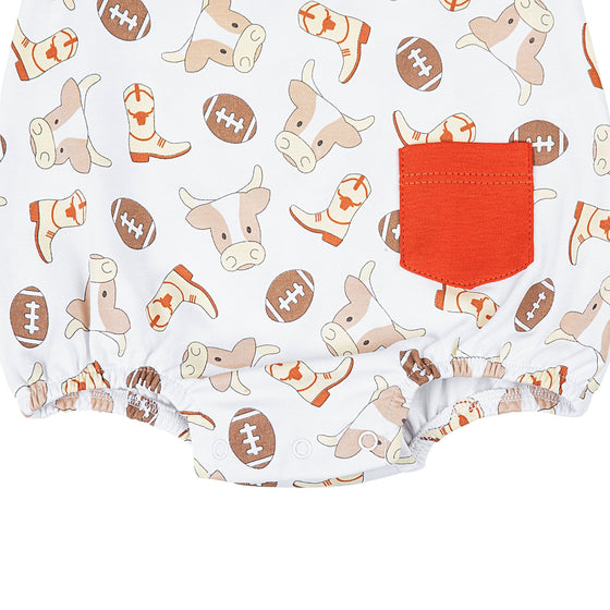 Hook Em' Short Sleeve Bubble - Magnolia BabyBubble