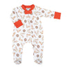 Hook Em' Zip Footie - Magnolia BabyFootie