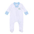 Hook, Line and Sinker Embroidered Zip Footie - Magnolia BabyFootie
